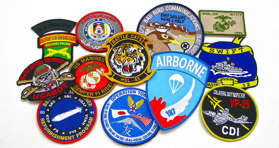 army patches chart